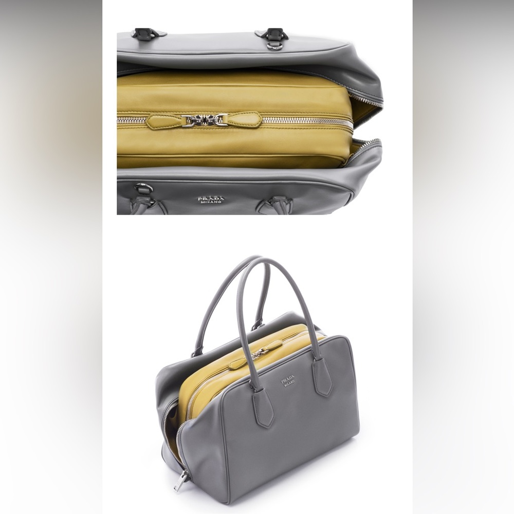 NWOT Authentic PRADA inside shoulder bag. From the Fall 2015 runway coll…